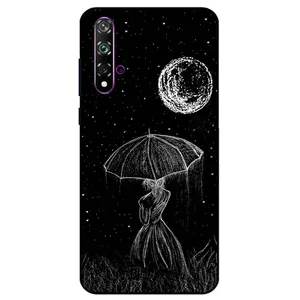 Megafone Girl and Moon 1369 Cover For Huawei Nova 5T