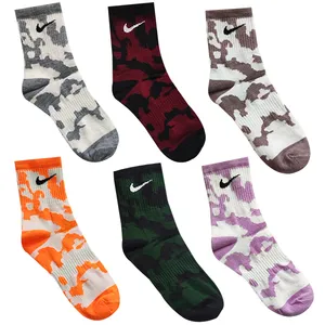 جوراب پسرانه مدل آبرنگی بسته 6 عددی