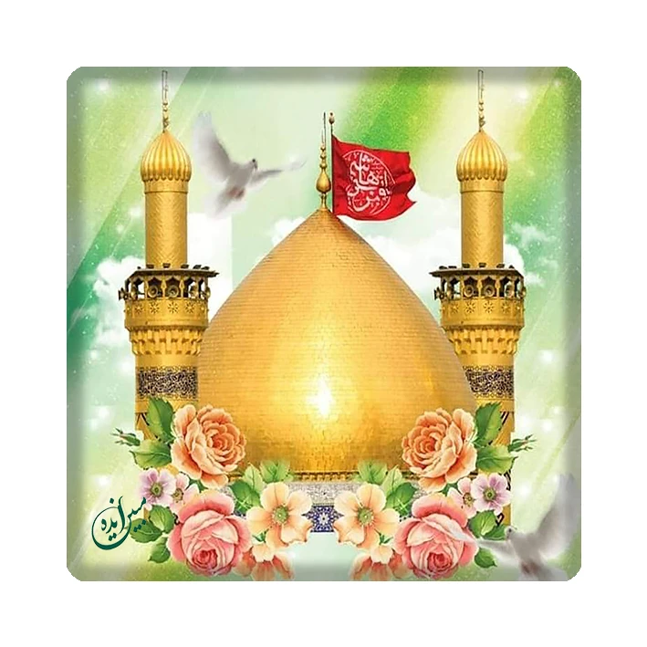 کاشی مبین ایده طرح حرم امام حسین (ع) کد 1194