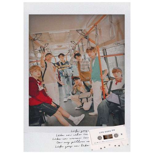 کارت پستال دریان طرح بی تی اس مدل 0043