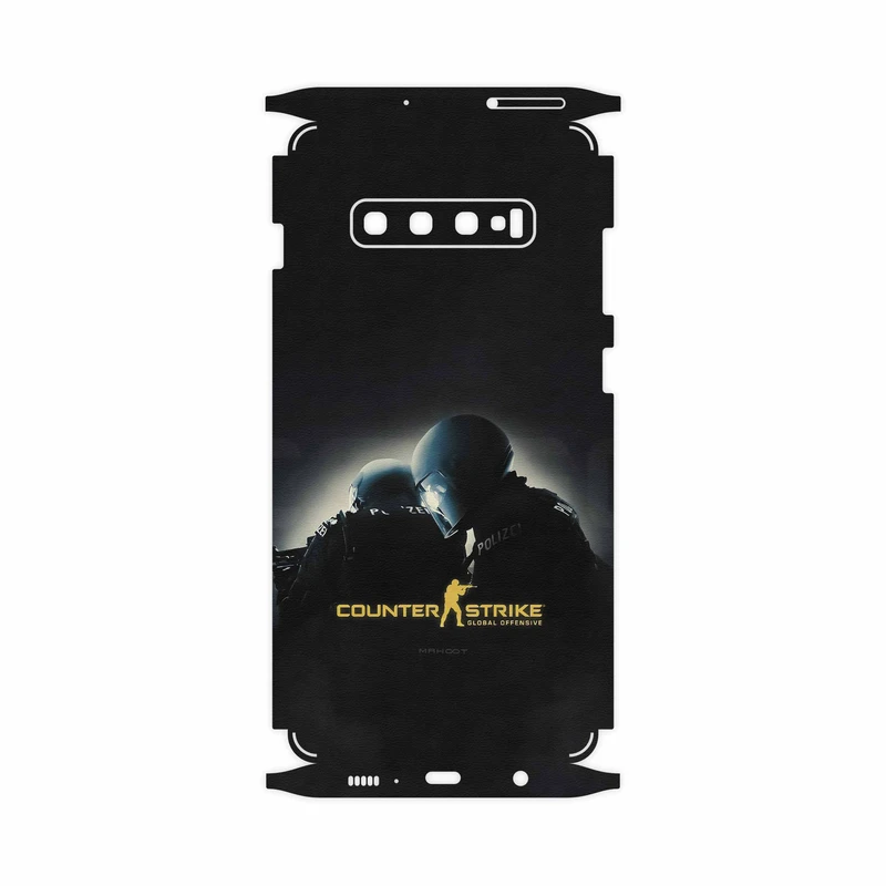 برچسب پوششی ماهوت مدل Counter-Strike-FullSkin مناسب برای گوشی موبایل سامسونگ Galaxy S10 Plus