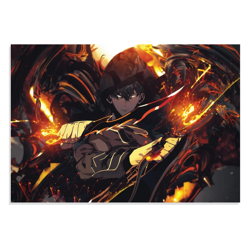 پوستر طرح انیمه سولو لولینگ Solo Leveling Anime مدل NV0511
