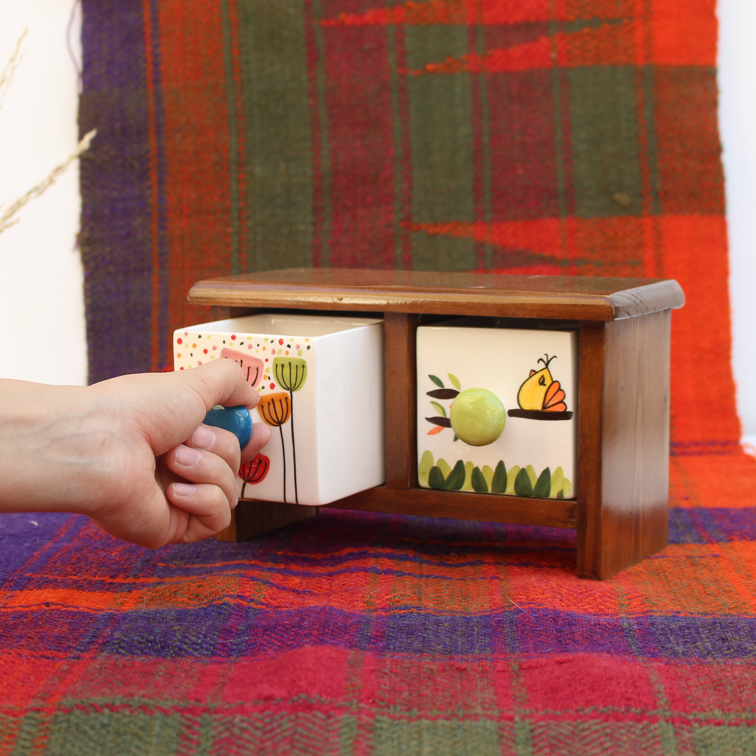 جعبه جواهرات مدل دو کشو