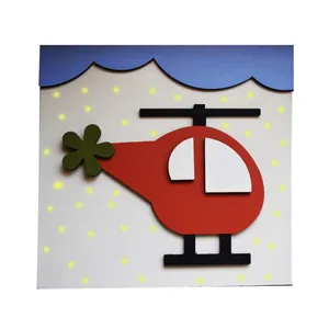 چراغ خواب اتاق کودک مدل هلیکوپتر