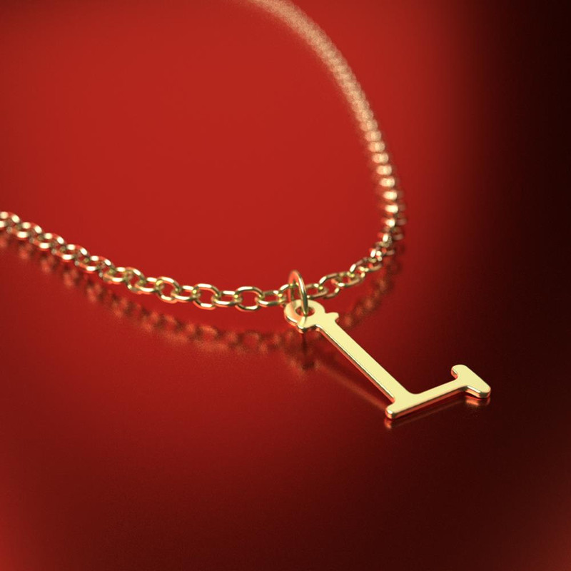 آویز ساعت طلا 18 عیار زنانه مدوپد مدل حرف L کد CA16976