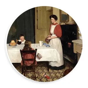 دیوارکوب طرح خدمتکار و میز صبحانه مدل wtb408