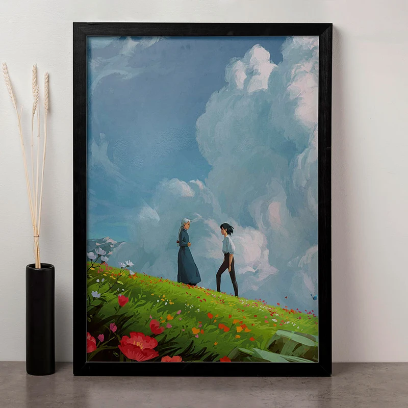 تابلو صبا طرح مدل انیمه قلعه متحرک هاول کد F129