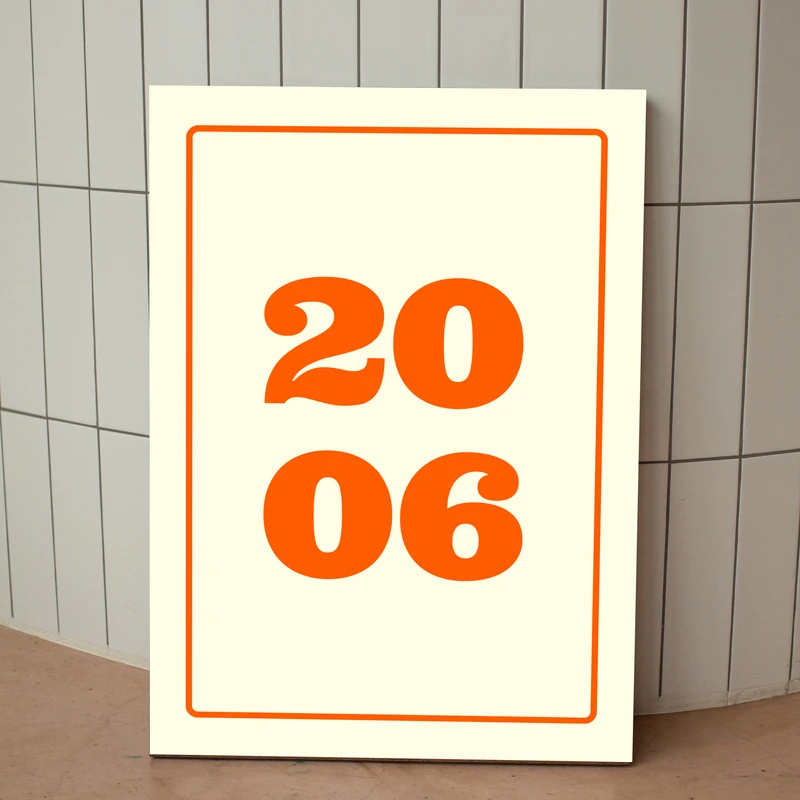 تابلو شاسی مدل سال تولد 2006 میلادی کد 1031