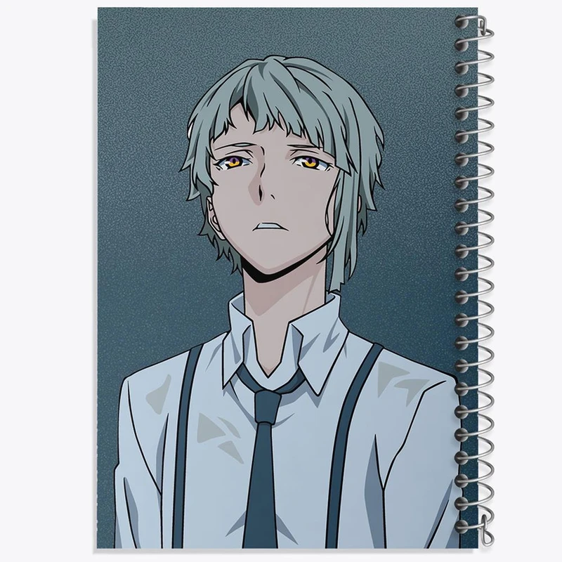 دفتر مشق 100 برگ خندالو طرح ناکاجیما اتسوشی انیمه سگ های ولگرد بانگو کد 11764