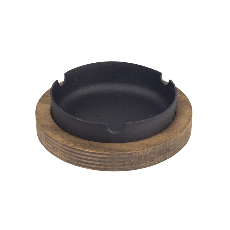 عکس شماره 2 : زیرسیگاری رایکا مدل فلزی چوبی کد 506