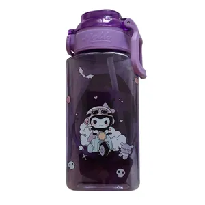 قمقمه مدل نی دار طرح کرومی و دوستان گنجایش ۰.۶ لیتر