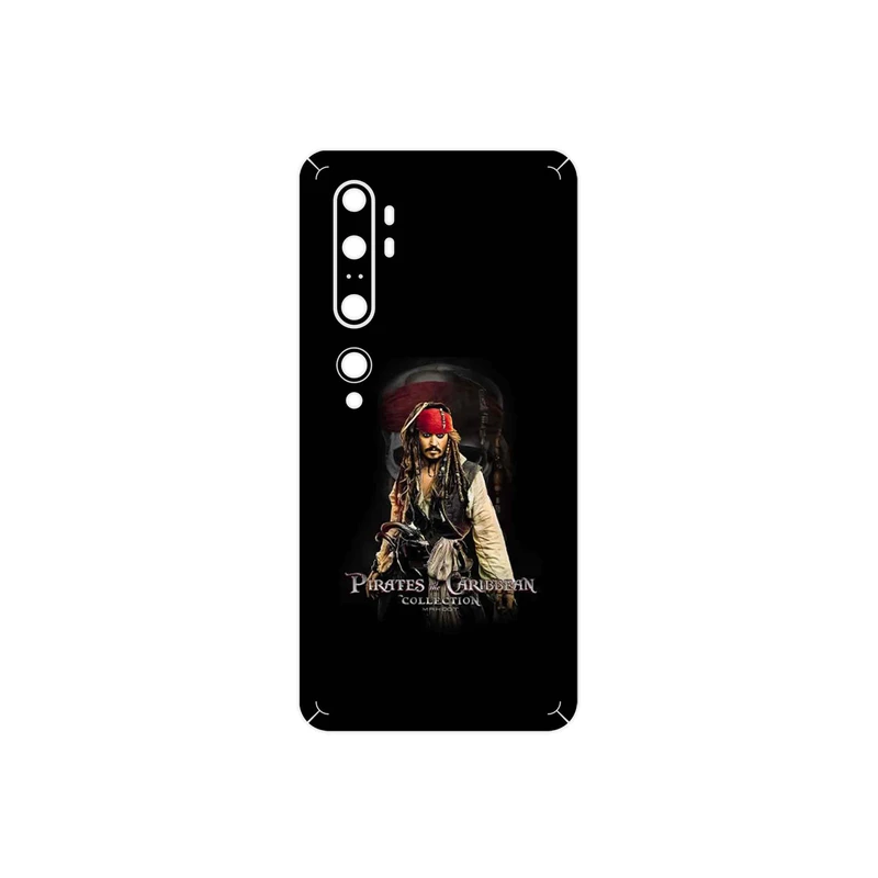 برچسب پوششی ماهوت مدل PIRATES OF THE CARIBBEAN مناسب برای گوشی موبایل شیائومی Mi Note 10