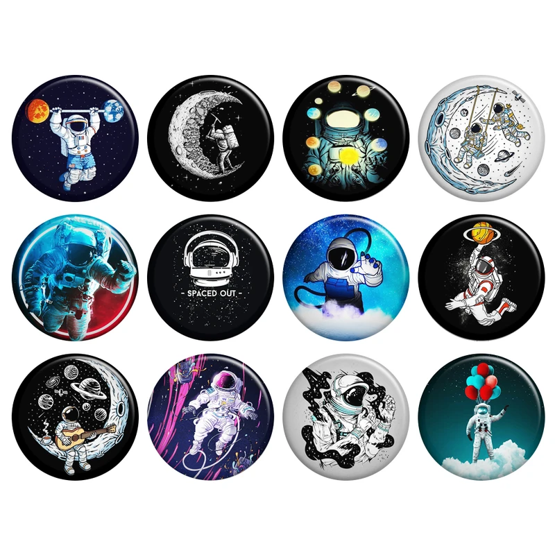 پیکسل گالری باجو طرح فضا و فضانورد کد 37 مجموعه 12 عددی