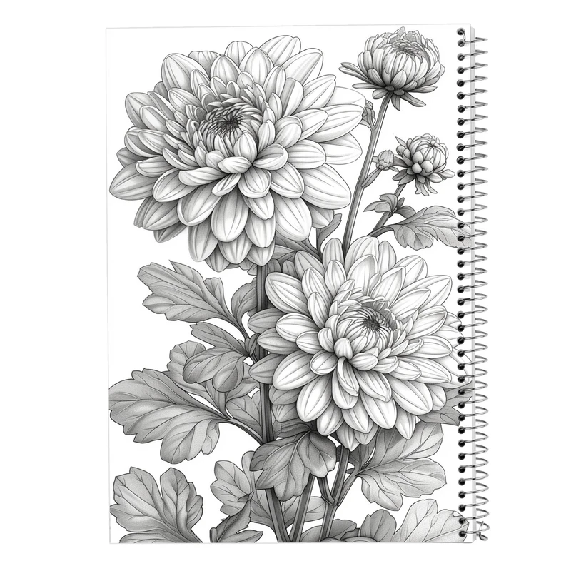 دفتر نت موسیقی 50 برگ مدوپد مدل گل کد DF13902