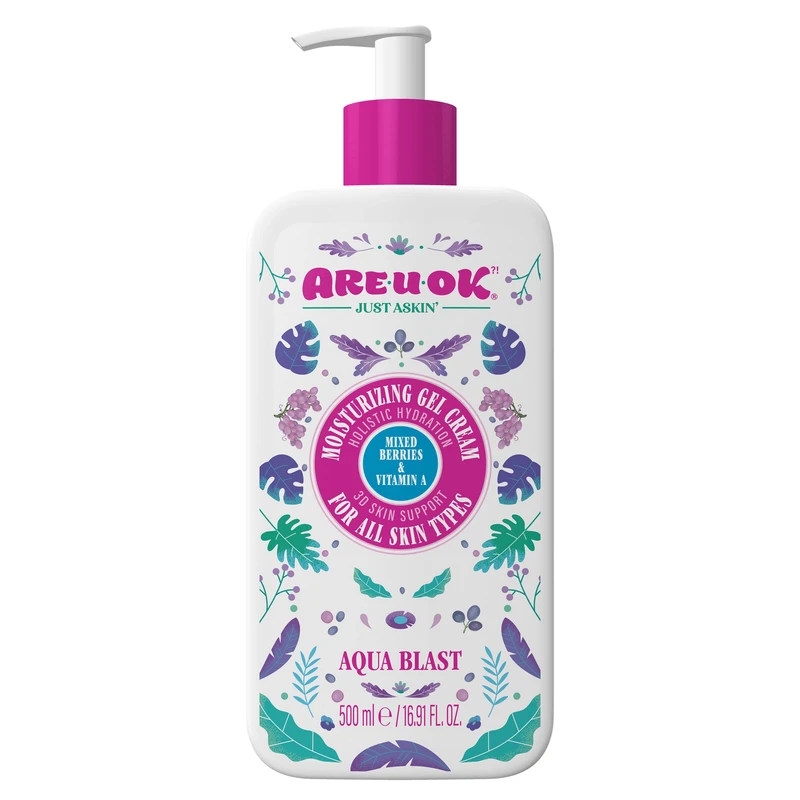 ژل آبرسان آر یو اوکی مدل Mixed Berries And Vitamin A حجم 500 میلی‌لیتر