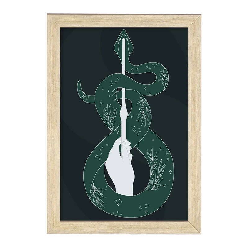 تابلو خندالو مدل هری پاتر خانه اسلیترین کد 24928