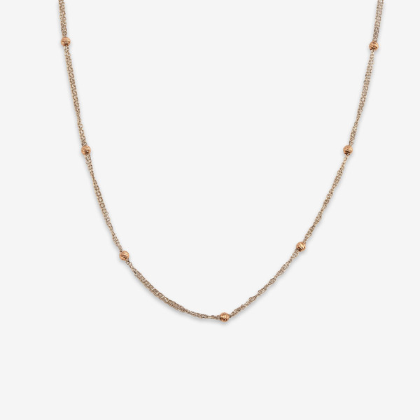 گردنبند طلا 18 عیار زنانه با زنجیر البرنادو وی گالری مدل NC2263