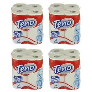 دستمال حوله ای تنو کد 0004 مجموعه 4 عددی