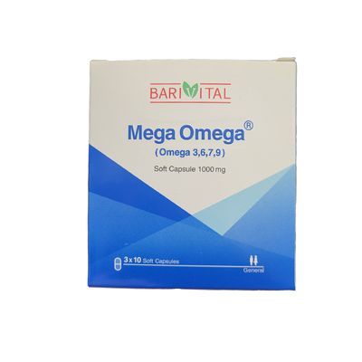 نقد و بررسی کپسول نرم مگا امگا باریویتال بسته 30 عددی توسط خریداران