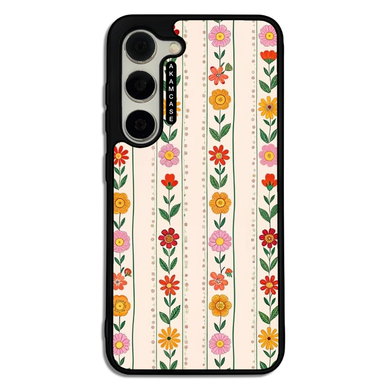 کاور آکام مدل AMC-WSGS23-FLOWERS-30 مناسب برای گوشی موبایل سامسونگ Galaxy S23