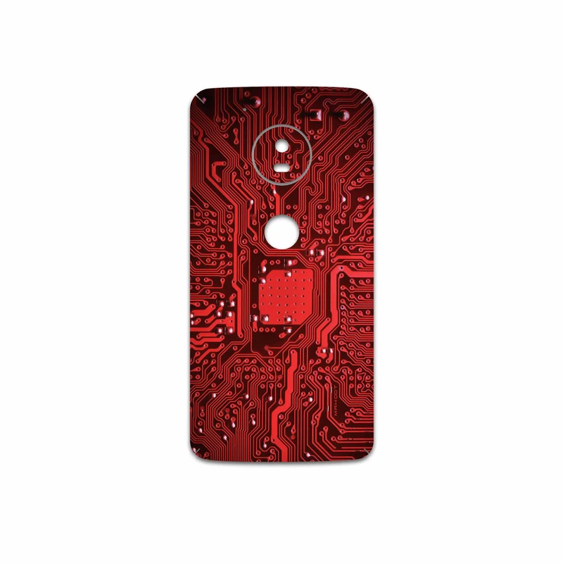 برچسب پوششی ماهوت مدل Red Printed Circuit Board مناسب برای گوشی موبایل موتورولا Moto G5