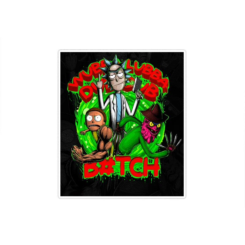 استیکر تزئینی موبایل و تبلت ماسا دیزاین مدل stkv048 طرح rick and morty