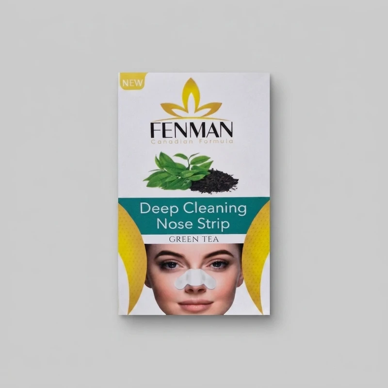 چسب‌ پاک کننده بینی فنمن مدل GREEN TEA بسته 6 عددی