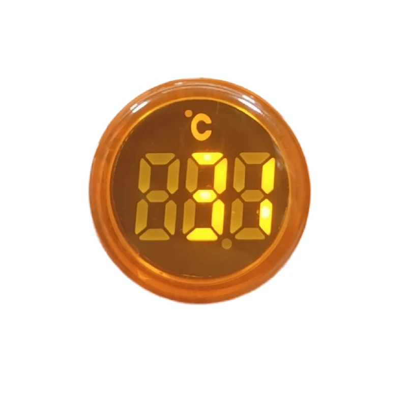 چراغ سیگنال دما ترمومتر جی بی اچ کد JBH/DI22-TH-R-Y بسته سه عددی