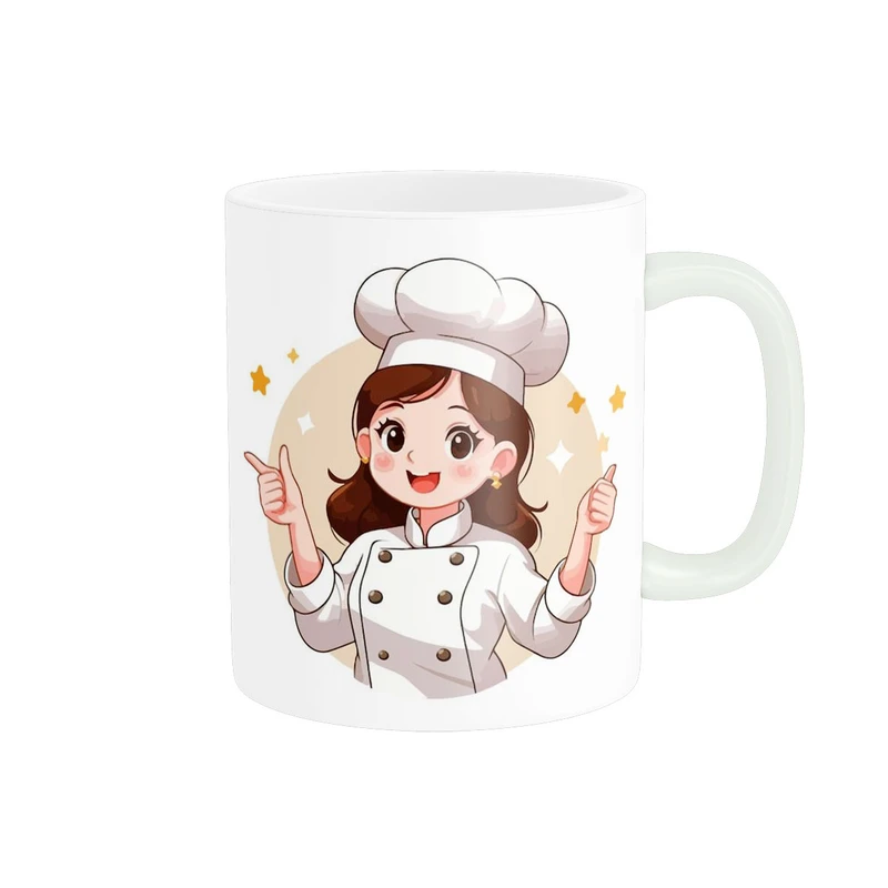 ماگ پاد آفرین مدل شغل سرآشپز کیوت فانتزی کد 620