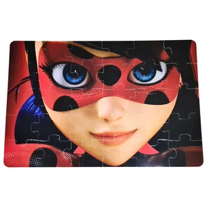 پازل 30 تکه مدل فومی طرح دختر کفشدوزکی کد 03