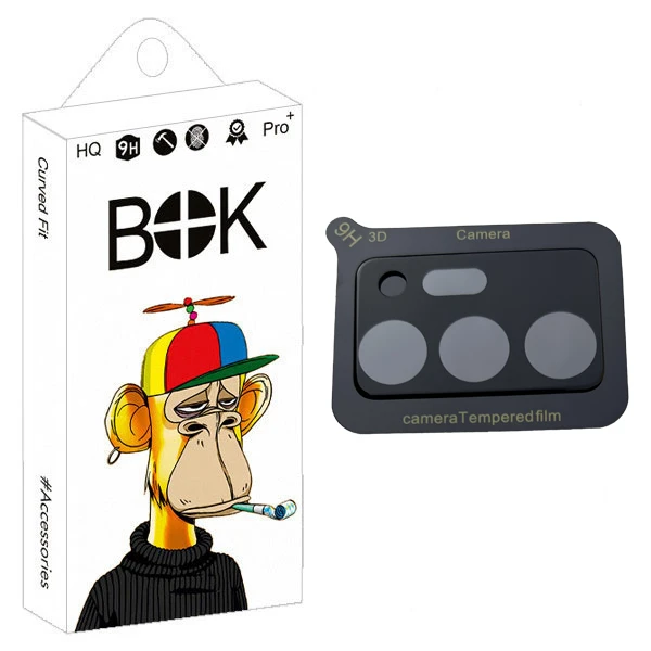 محافظ لنز دوربین بوک مدل 3D Tempered مناسب برای گوشی موبایل سامسونگ Galaxy Note 20 Ultra