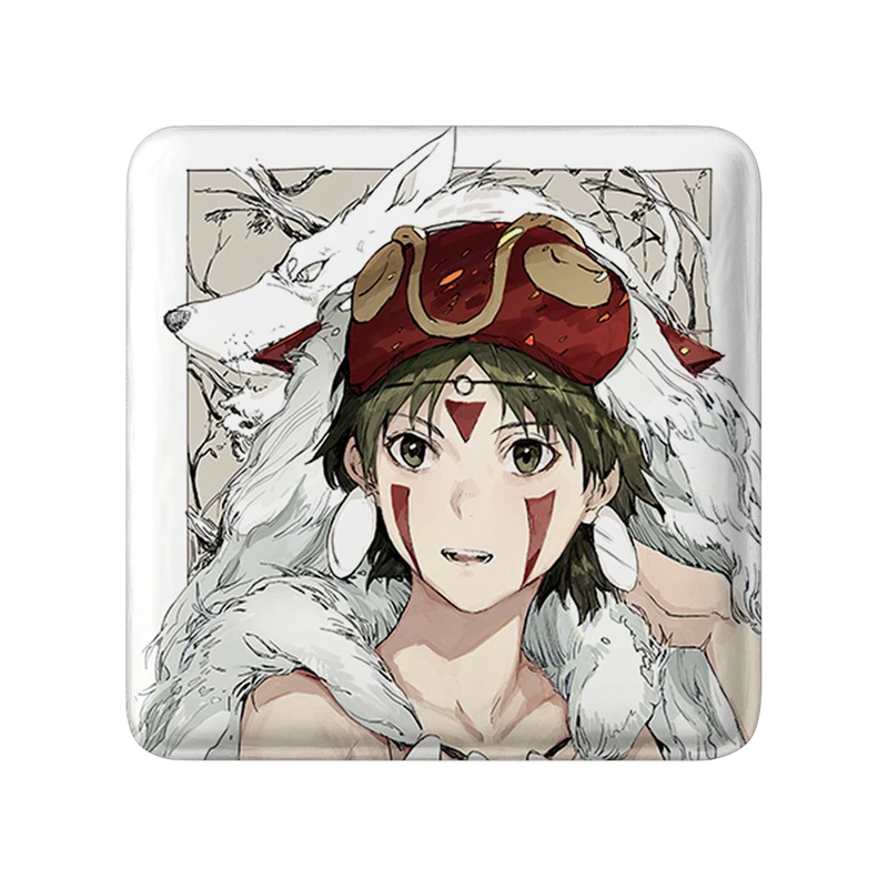 پیکسل خندالو طرح سان انیمه پرنسس مونونوکه مدل مربعی کد 34130