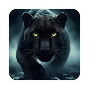 زیر لیوانی کاکتی طرح شیر مدل mp23092