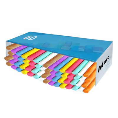 نقد و بررسی گچ رنگی مارو مدل X60 بسته 60 عددی توسط خریداران