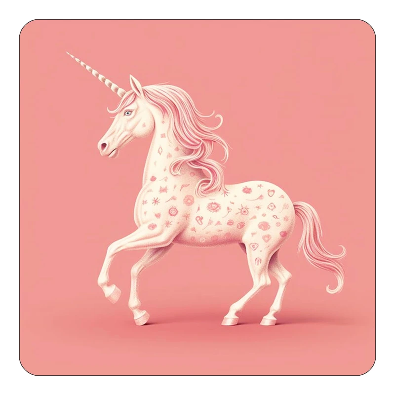 مگنت کاکتی طرح اسب تک شاخ و یونیکورن مدل mp31606