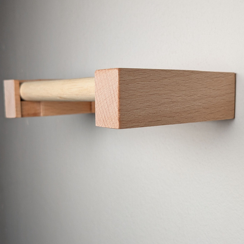 پایه رول دستمال کاغذی مدل  چوبی راش