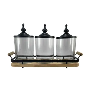 ست جا ادویه ای 4 پارچه بی.وی.کی طرح کاریزما