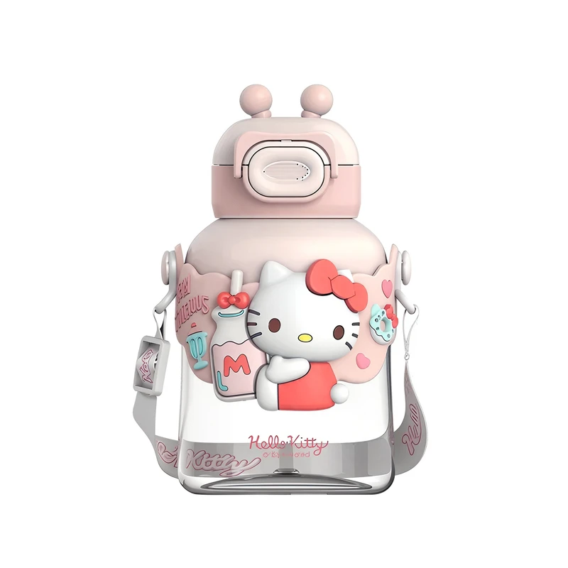 قمقمه کودک مدل سانریو طرح کیتی گنجایش 0.7 لیتر