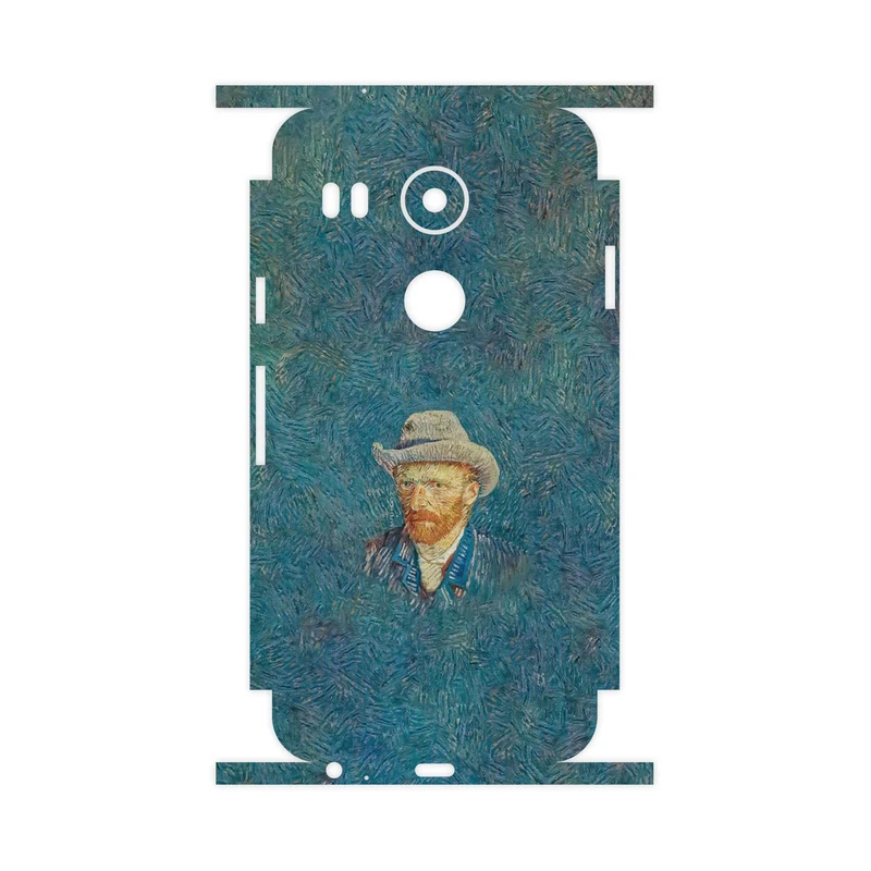 برچسب پوششی ماهوت مدل Self portrait with a gray felt hat-FullSkin مناسب برای گوشی موبایل گوگل Nexus 5X
