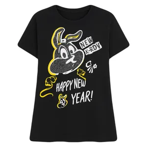 تی‌شرت لانگ آستین کوتاه زنانه مدل سلین کد 01