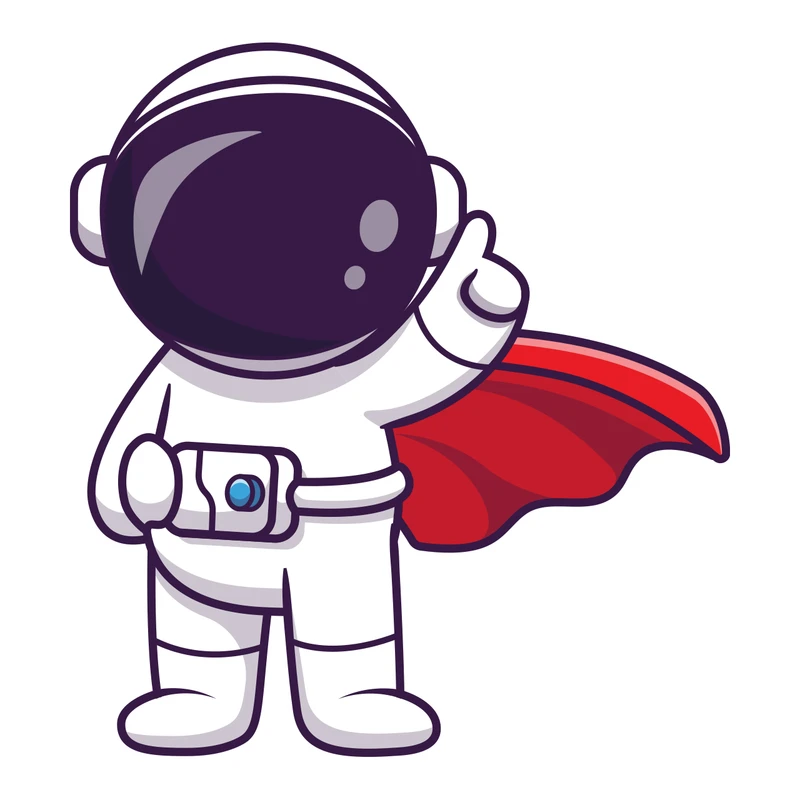 استیکر خودرو پویا مارکت طرح فضانورد کد 1265