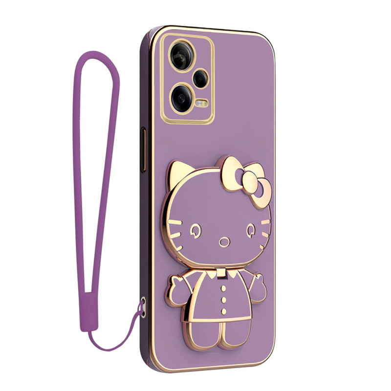 کاور اسپارتان مدل Kitty مناسب برای گوشی موبایل شیائومی Redmi Note 12 Pro Plus به همراه بند نگهدارنده