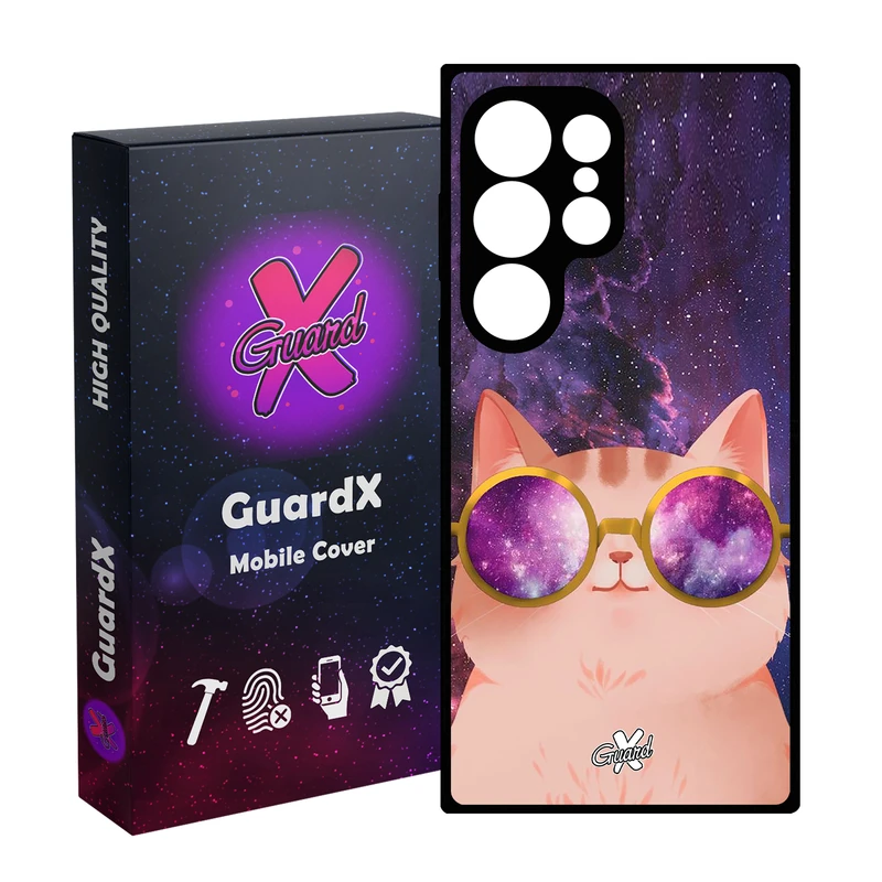 کاور گارد ایکس طرح Cat مدل 10078 مناسب برای گوشی موبایل سامسونگ Galaxy S25 Ultra