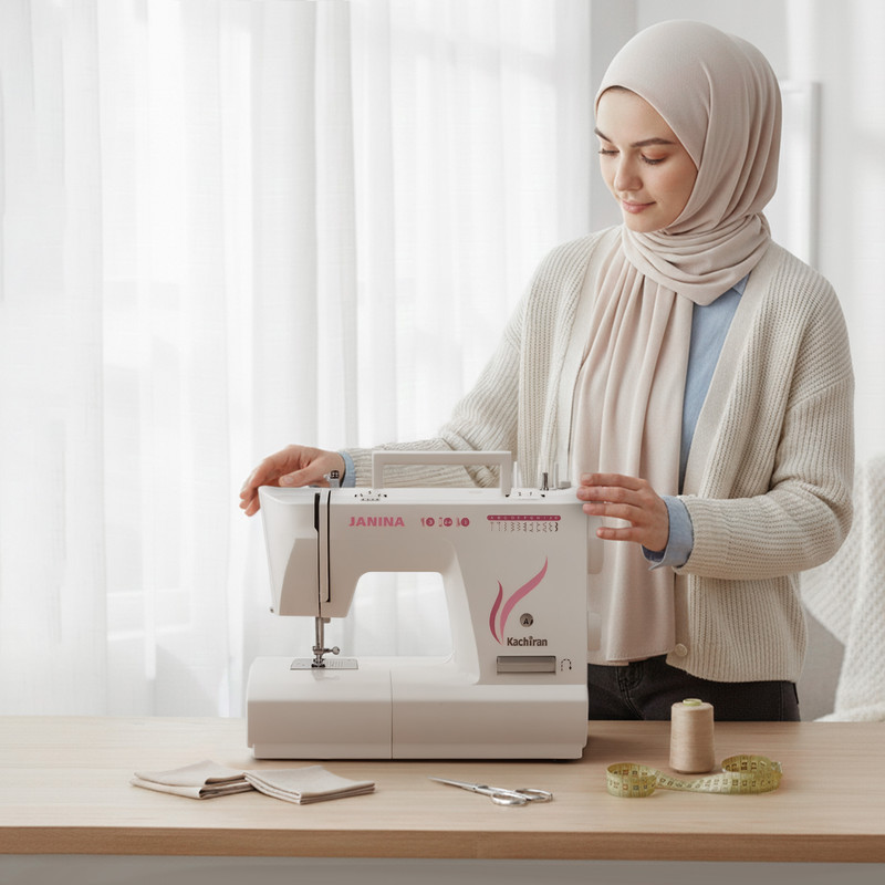 چرخ خیاطی کاچیران مدل ژانینا 4010 چرخ خیاطی کاچیران مدل ژانینا 4010