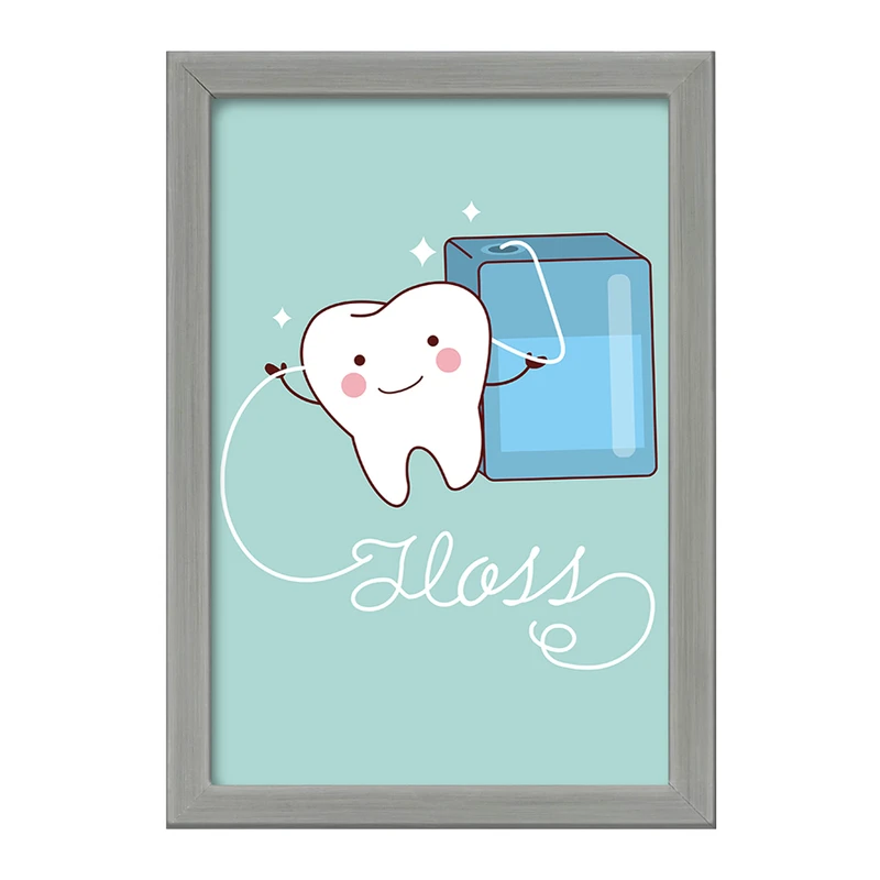 تابلو خندالو طرح دندان و دندان پزشکی کودکانه کد 36770