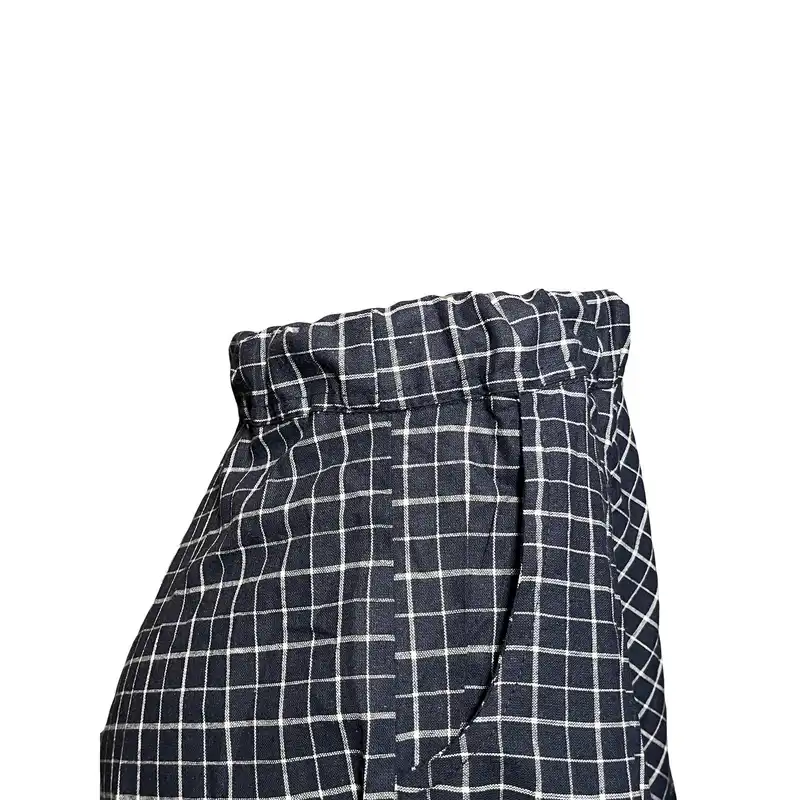 دامن زنانه مدل چهارخانه کتان