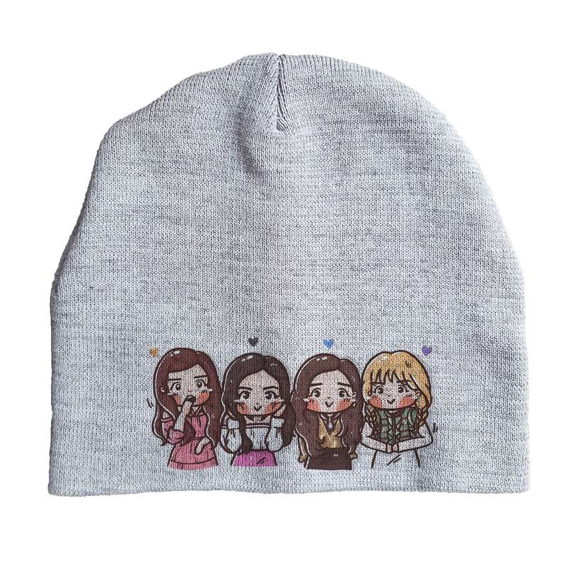 کلاه بافتنی مدل Black Pink 014