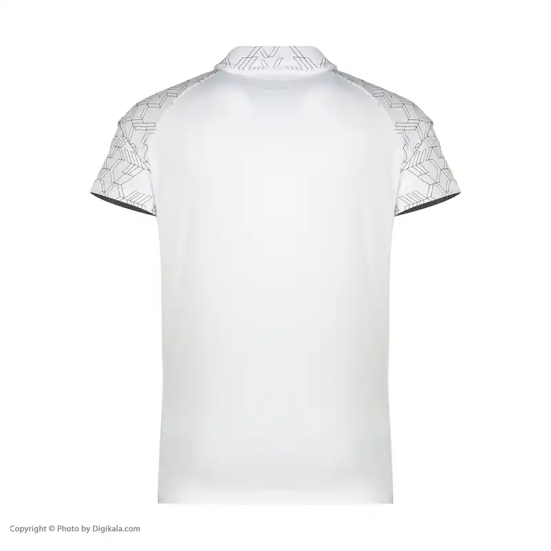 پولوشرت ورزشی مردانه مکرون مدل توتی رنگ سفید