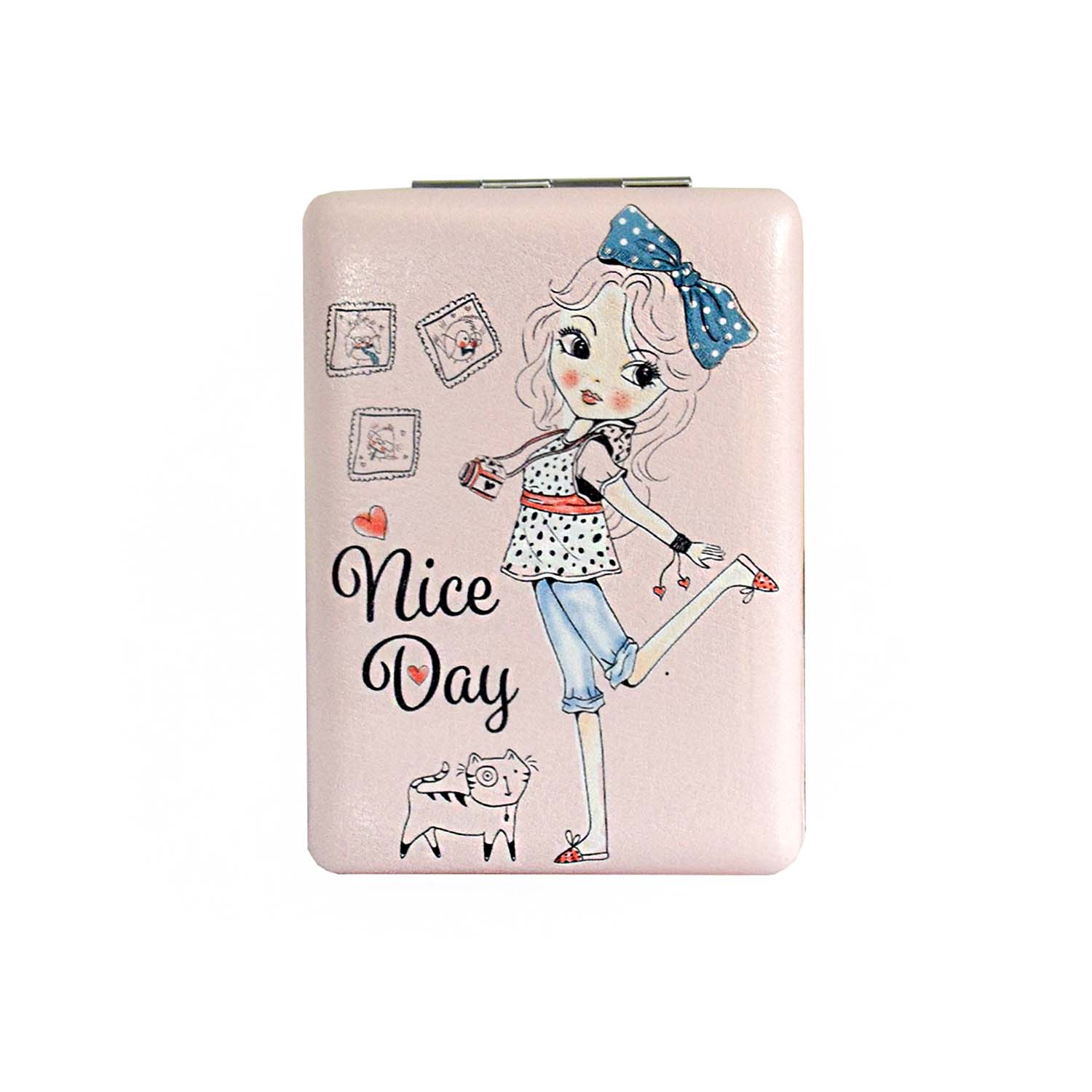 آینه جیبی مدل دختر