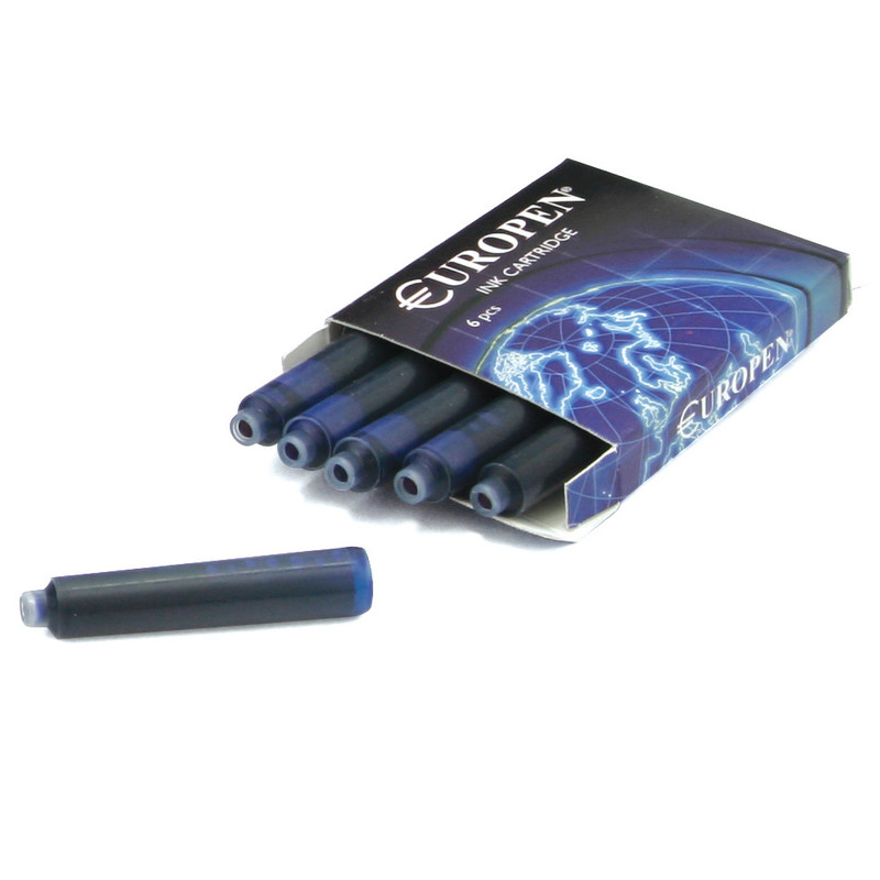 جوهر خودنویس یوروپن مدل 01 بسته 6 عددی